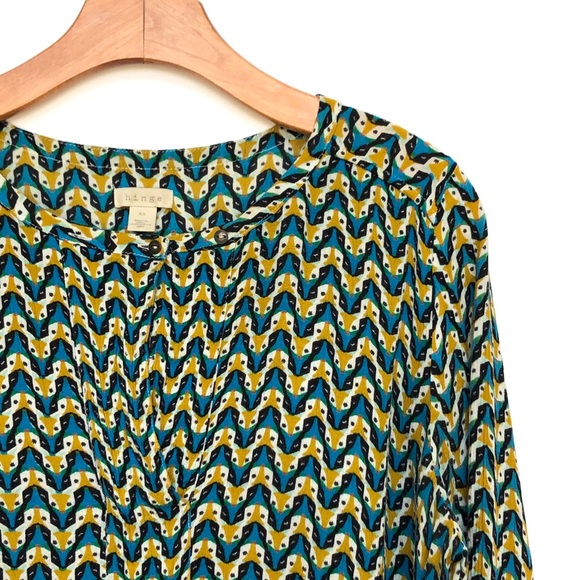 hinge Tops - Hinge fox print rayon blouse